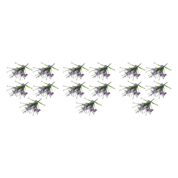 Ramo de flores artificiales Billuyoard 5 unids/set púrpura bajo mantenimiento