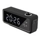 thumbnail image 1 of Reloj despertador digital Bluetooth con micrófono Carga USB LED Sonido de manos Multifunción Subwoofer Negro Sunnimix Relojes de alarma, 1 of 8
