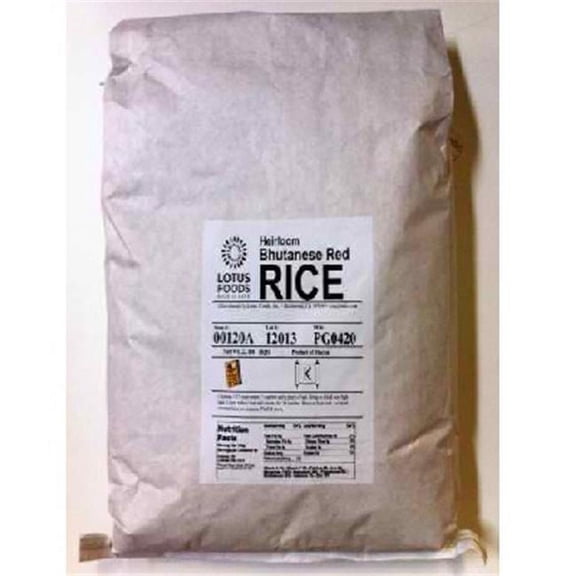 Lotus Foods Gourmet Organic Red Rice, 22 Pound (Pack of 1)
