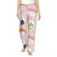 thumbnail image 2 of Kdxio Women's Comfy Stretch Cute SushiPrint Drawstring Pajama Pants-Large, 2 of 9