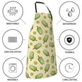 thumbnail image 6 of Bingfone Kiwi Ice Cream Apron Gifts For Men, Women Professional Grade Chef Apron for Kitchen,BBQ & Grill, 6 of 8