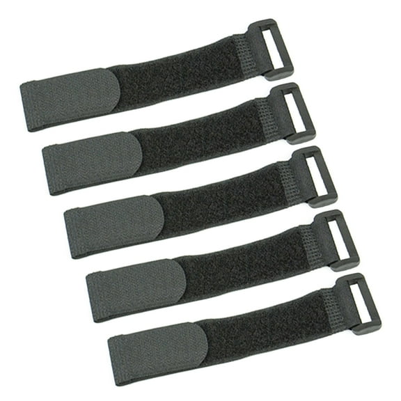 5 Pcs/Set Hook and Looped Straps Nylon Fastening Straps Cable Tie for Home
