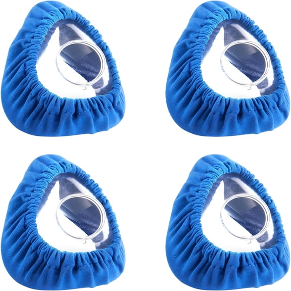 XIRQI 4-Pack Cpap Mask Liners Compatible with Most Full Face Masks, Bamboo Fiber Cpap Mask Cushions, Comfortable & Snug Fit (Blue)