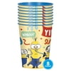 Despicable Me Minions Birthday Plastic 16oz Cups, 8 count