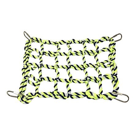 Parrot Gym - Parrot Pet Bird Climbing Net Play Gym Toy Hammock Swing Climbing Habitat