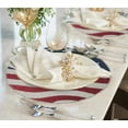 thumbnail image 2 of American Flag Beaded Placemats Set of 4 - 4th of July Patriotic Freedom Stars Independence and Memorial Day Heat Stain Resistant Table Place Mats for Kitchen Dining Table Home Decor - 14 Inches, 2 of 6