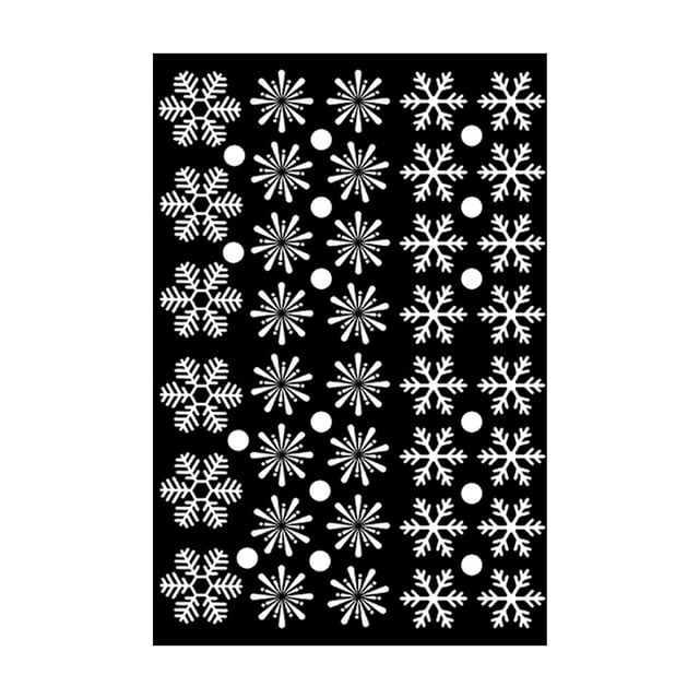 Less Than 5 Wall stickers Christmas Stickers Electrostatic Snowflake Stickers Can Window Decoration Wall Stickers