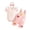Pink, variant on mgoYE Baby Girl Suspender Corduroy Skirt Outfits 0 3 6 12 18 24 Months Short Sleeves Summer Spring Clothes Preemie(Pink,0-3 Months)