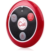 Retekess T117 Wireless Calling System 4 Key Call Button 1 Pcs Coaster Pager for T128 and T114 Restaurant Pager System