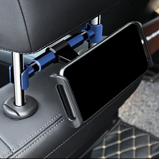 Asiento de automóvil de aleación, almohada trasera montada en el vehículo, marco para teléfono móvil, marco plano para teléfono móvil, soporte telescópico giratorio (deducción de tarjeta), soporte par