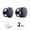A, variant on Smart Glasses Light Blocking Cover, Great Strong Light Filtering Clip, Comfortable Eye Protector for VR Headset & Smart Glasses, Avoid LED Glare & Misunderstandings, Portable Black 2Pcs