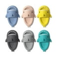 thumbnail image 1 of Shark Slippers Non-slip Shower Bathroom Slippers Soft Summer Slide Sandals For Girls And Boys New, 1 of 3
