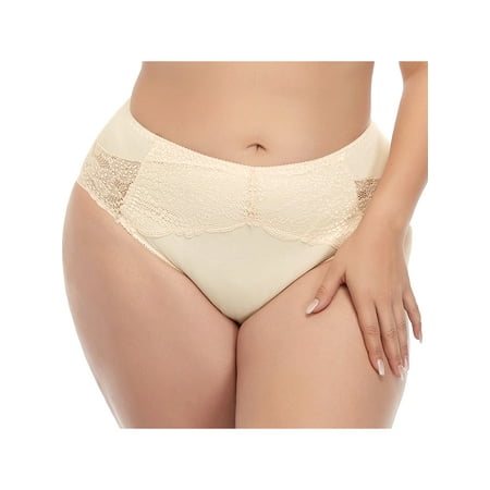 

Agnes Orinda Women s High Rise Comfort Stretch Seamless Lace Trim Brief