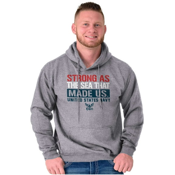 Strong As Sea United States Navy Hoodie Sweatshirt Women Men Brisco Brands S