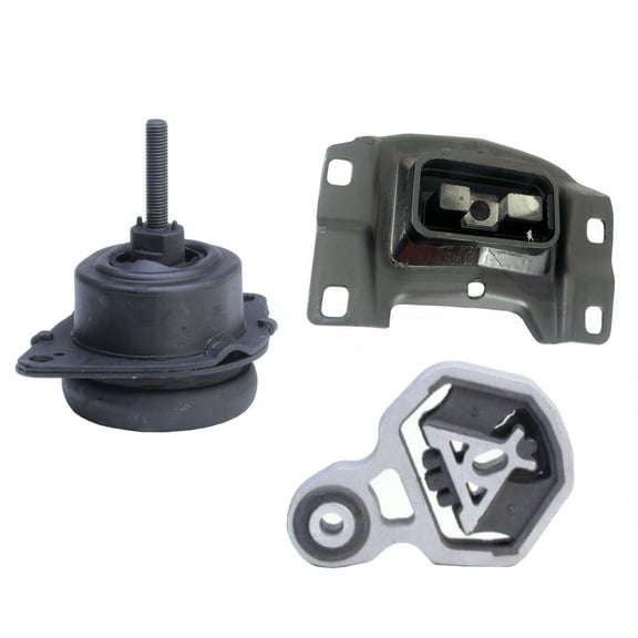 CF Advance Compatible with 12-15 Ford Explorer 2.0L Turbo Engine Motor and Transmission Mount A5634 A5614 A5612 2012 2013 2014 2015