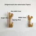 thumbnail image 2 of kurtrusly 2pcs/set Solid Wall Mount Natural Solid Wood Fits Different Samurai Items Home Wall-Mounted Gun Storage Rack type+2, 2 of 6