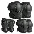 thumbnail image 1 of Conjunto de Protección para Niños: Rodilleras, Coderas y Muñequeras para Patinaje, Ciclismo, Bicicleta, Patinete, Color Negro., 1 of 6