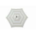 thumbnail image 2 of Mainstays Outdoor 7.5' Tan Stripe Round Market Patio Umbrella, Push-Up and 3-Angle Tilt, 2 of 6