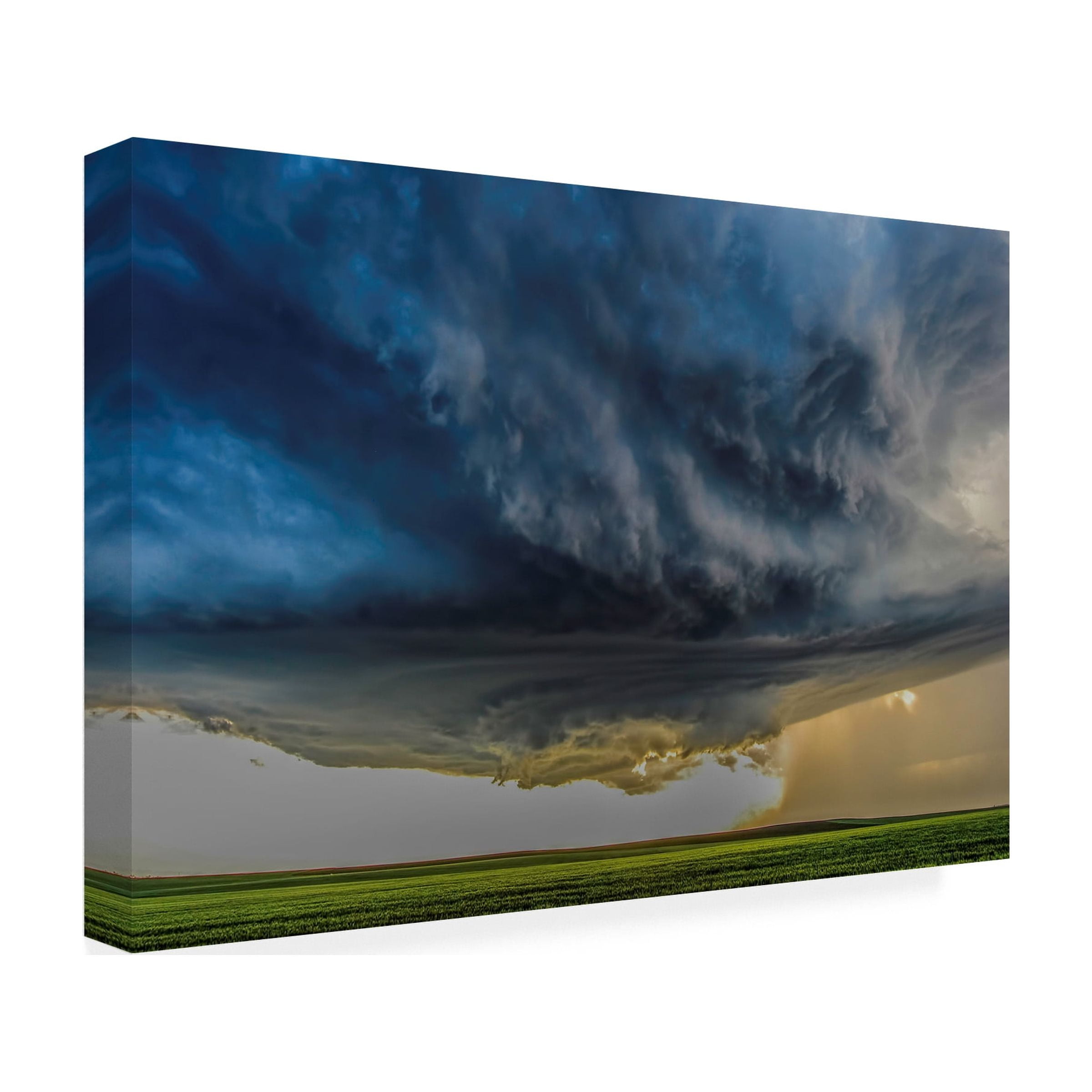 Rob Darby 'Storm Over Greenfield' Canvas Art