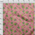 thumbnail image 2 of oneOone Polyester Lycra Medium Pink Fabric Lemon Vegetable Sewing Craft Projects Fabric Prints By Yard 56 Inch Wide, 2 of 4