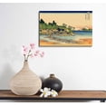 thumbnail image 2 of wall26 - Canvas Wll Art - Enoshima in Sagami Province by Japanese Artist Hokusai - Thirty-six Views of Mount Fuji Series - Giclee Print and Stretched Ready to Hang - 32"x48", 2 of 5