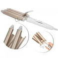 thumbnail image 1 of Cabello Inteligente Curling Iron Calefacción Rápida de 3 Barriles Cabello Waver Hairstyling Herramienta de Peluquería, 1 of 7
