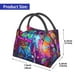 thumbnail image 2 of Fotbe Neon Free Play Bolsa Térmica Portátil con Estampado, Bolsa de Entrega de Alimentos Aislada, Bolsa Reutilizable de Gran Capacidad para Comidas y Supermercado, 2 of 6