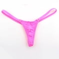 thumbnail image 1 of Tanga de moda y sexy para mujer, ropa interior de tanga con anillo único para mujer, tanga fina de cintura baja suave y sedosa, 1 of 2