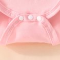 thumbnail image 4 of Bellafa Newborn Baby Fall Winther Clothes Infant Girl Ruffle Long Sleeve Romper Onesie Bell Bottoms Headband Outfits Sets, 4 of 7