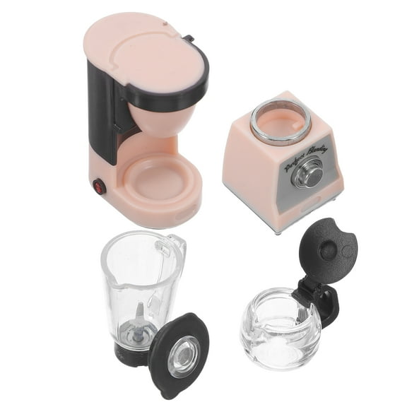 Phenofice Dollhouse Play Kitchen Mini Coffee Maker Plastic 1 Set