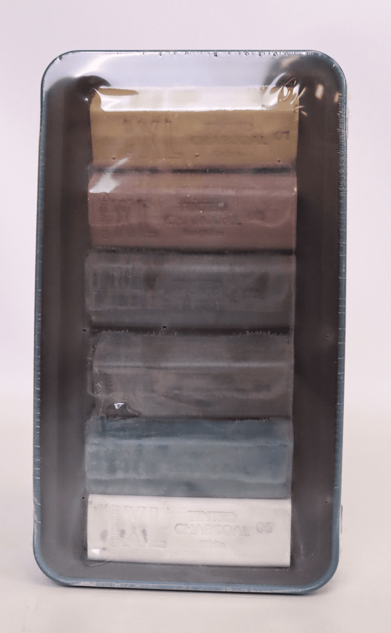 Derwent Tinted Charcoal XL Blocks - Assorted, Set of 6