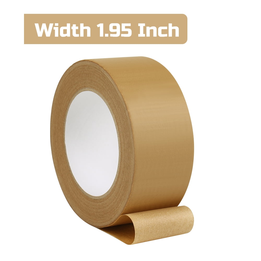 Leopcito Brown Kraft Paper Tape, WTNPZ-B206-BN, 6 Rolls x 2 inch x 55 Yard x 7 Mil