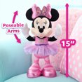 thumbnail image 6 of Disney Junior Minnie Mouse Sing and Dance Butterfly Ballerina Lights and Sounds Plush, Sings "Just Like a Butterfly" Baby and Toddler Toys, 6 of 7