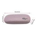 thumbnail image 4 of Sonducket Hot Men Women Kids Leather Eye Glasses Hard Shell Protector Reading Eyewear Case Gafas de sol Box Case Cadenas y cordones para anteojos Violeta Sonducket YJ1189-01, 4 of 6