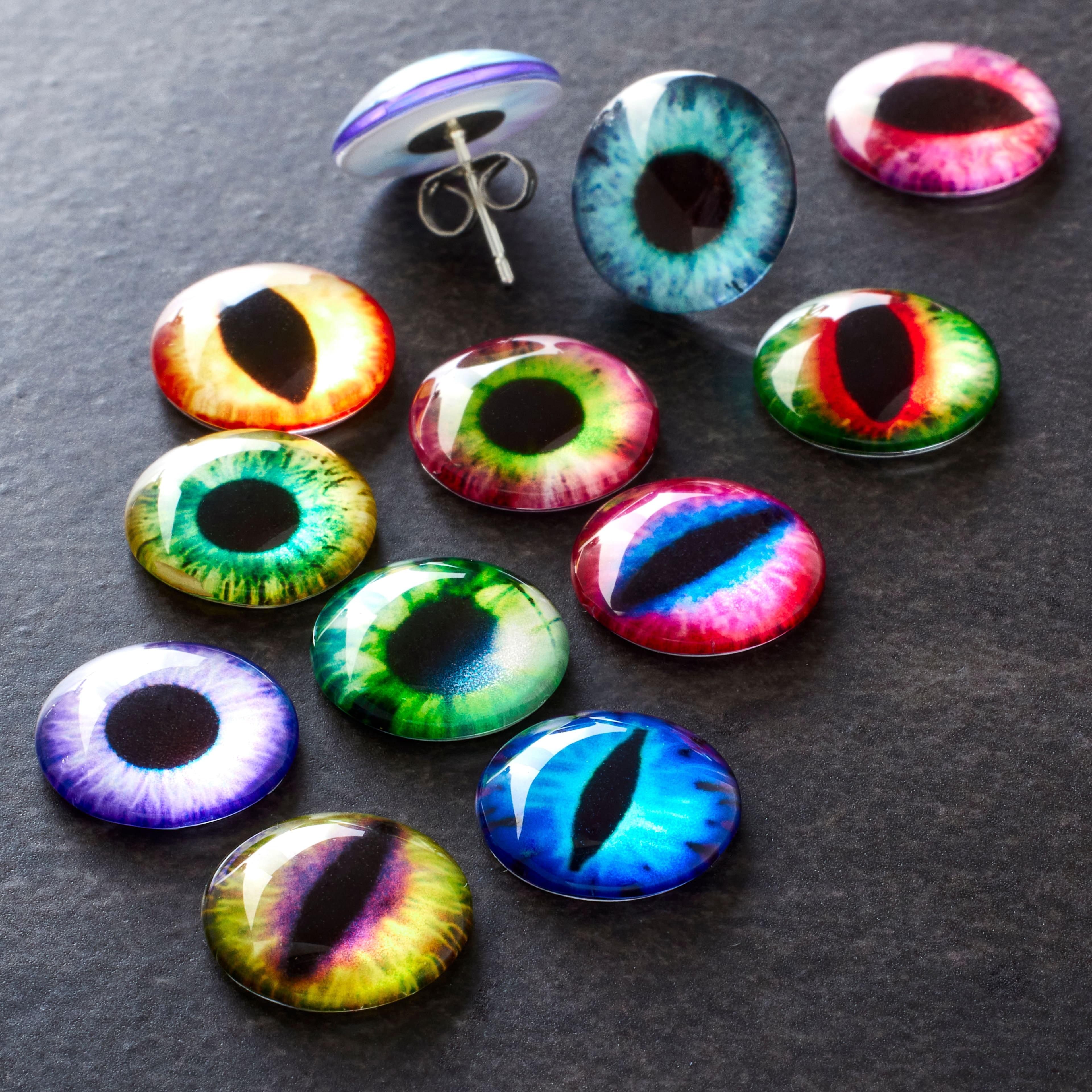 Bead Landing Found Objects Multicolored Glass Cabochons, 12 Packs: 12 ct. (144 total)