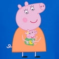 thumbnail image 3 of CafePress - Peppa Pig: Holding Baby Kids T Shirt - Dark T-Shirt Kids XS-XL, 3 of 4