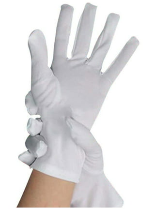 Rekvisitter ubemandede arbejder White Gloves Uniform