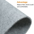 thumbnail image 3 of Unique Bargains 31x16' Desk Mat Protector, Dual Side Soft Smooth Mouse Pad Writing Mat, Gray, 3 of 6