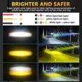 thumbnail image 2 of Luces de motocicleta LED 60W 6000K/3000K Eryue impermeables para vehículos, 2 of 7