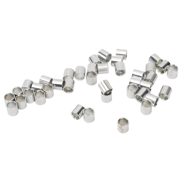 Skateboard Bearing Spacers, Bearing Spacers Prevent Bearing Explosion Stable Performance for Update Black,Silver
