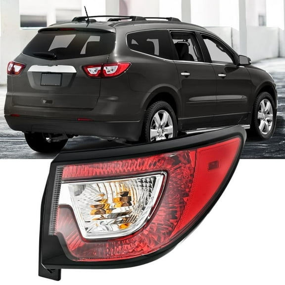 Nilight Taillight Assembly Compatible with 2013 2014 2015 2016 2017 Chevy Traverse Tail Light Replacement OE Style Passenger Side with Bulbs