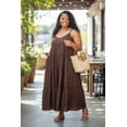 thumbnail image 2 of Spaghetti Strap Fit & Flare Plus Size Maxi Dress, 2 of 3