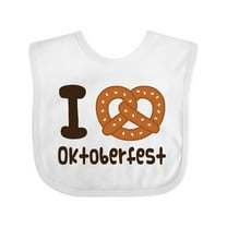 Inktastic I Love Oktoberfest Boys or Girls Baby Bib