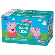 Pampers Easy Ups Peppa Potty Training Pants Girls Size 2T-3T, 140 Count (Select for More Options)