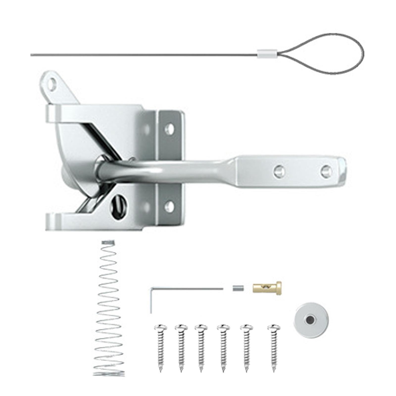Fence Gate Self Locking Hardware for Yard Backyard Garden , , 43x144mm new