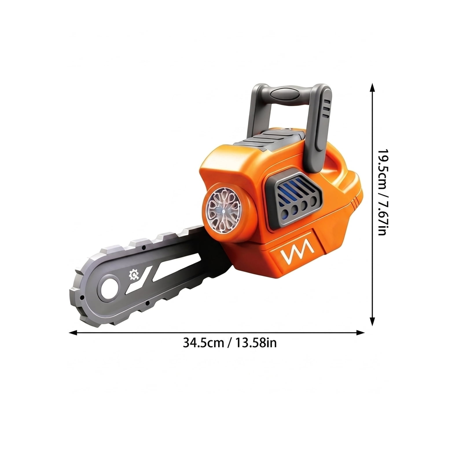 Chainsaw Style Bubble Blowing Machine with Lights and Sound, Automatic Electric Bubble Maker for Outdoor Party Camping Festival Lawn Events with Bubble Solution 200ml