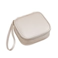 thumbnail image 2 of Bolsa Portátil de Almacenamiento para Toallas Sanitarias, Estuche de Viaje para el Período con Asa para Mujeres, Organizador de Maquillaje de Cuero Ligero para Uso Diario y Viajes, 2 of 7