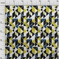 thumbnail image 2 of oneOone Polyester Lycra Fabric Parallelogram & Triangle Geometric Printed Fabric 1 Yard 56 Inch Wide, 2 of 4