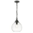 thumbnail image 3 of Golden Lighting Ariella Petite Suspension 1-Lumière en Noir Mat, 3 of 6