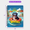 thumbnail image 5 of Hello Summer Bernese Mountain Dog Pool Day on Watermelon Float Spiral Bound Journal Berner Lover Gifts 5x7in Spiral Notebook - 13008, 5 of 5